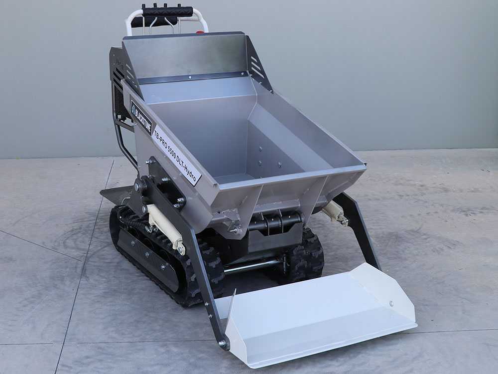 Blackstone TB-PRO 5500 DLT-Hydro - Motocarriola cingolata cassone dumper idraulico 500Kg