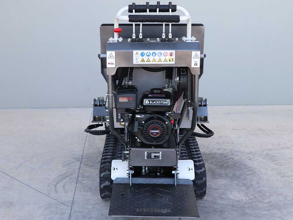 Blackstone TB-PRO 5500 DLT-Hydro - Motocarriola cingolata cassone dumper idraulico 500Kg