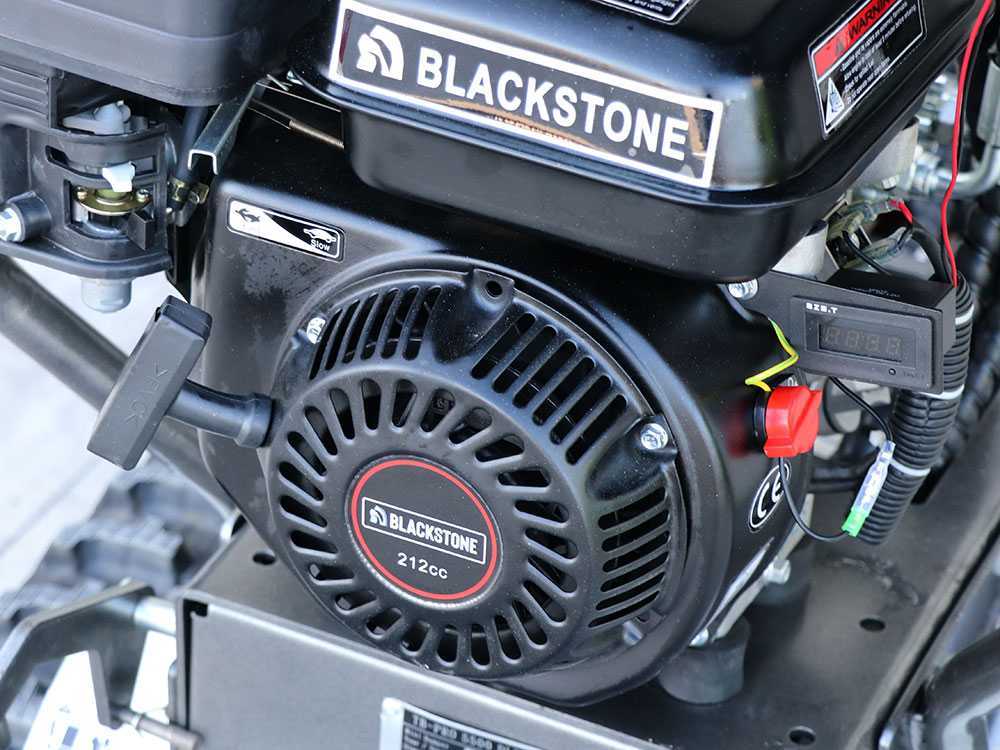 Blackstone TB-PRO 5500 DLT-Hydro - Motocarriola cingolata cassone dumper idraulico 500Kg
