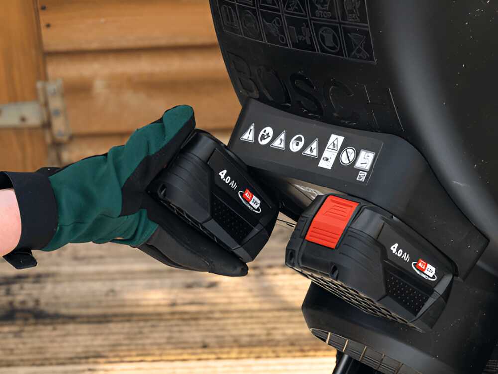 Bosch UniversalShredder - Biotrituratore a batteria 36V - con sacco di raccolta - SENZA BATTERIA E CARICABATTERIE