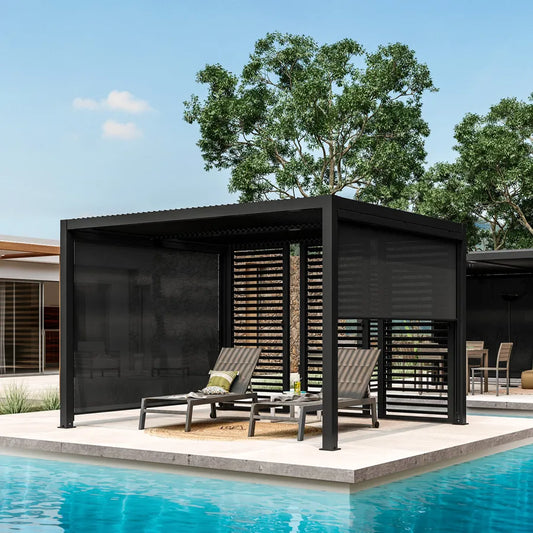 Gazebo bioclimatico alluminio