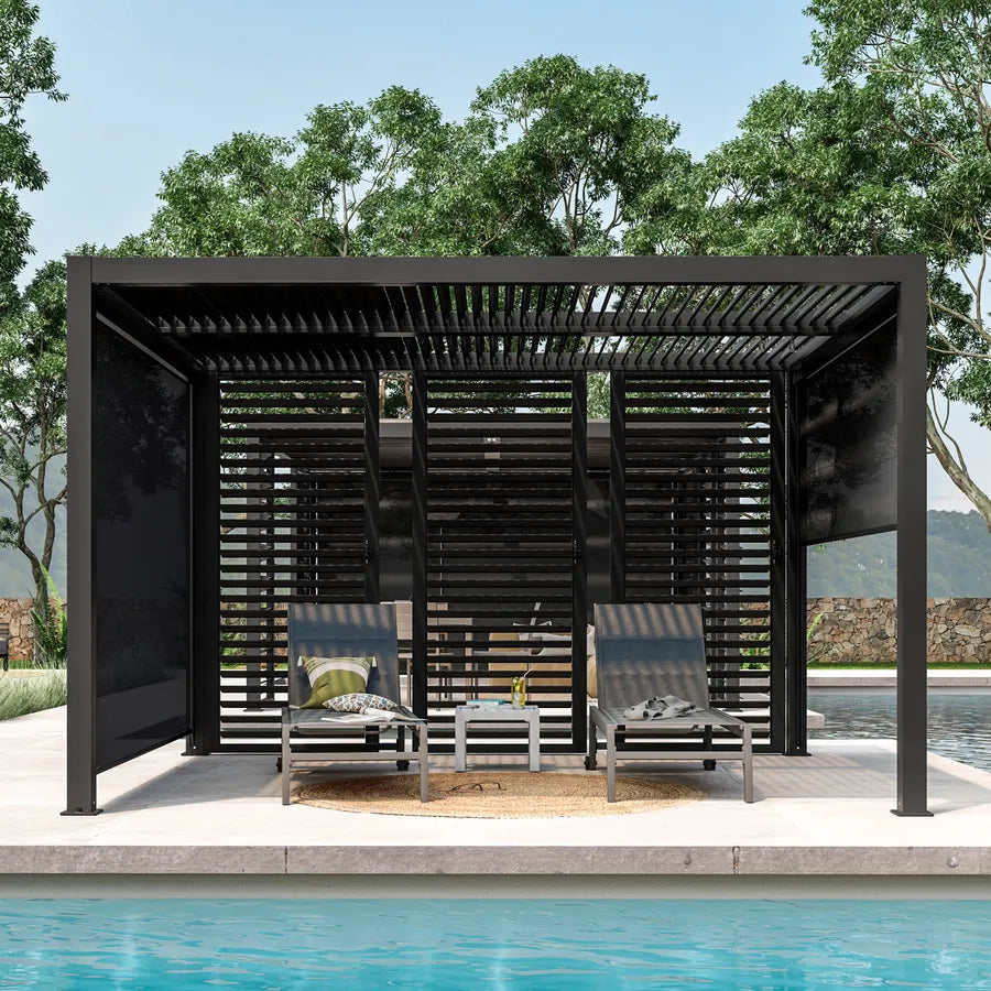 Gazebo bioclimatico alluminio