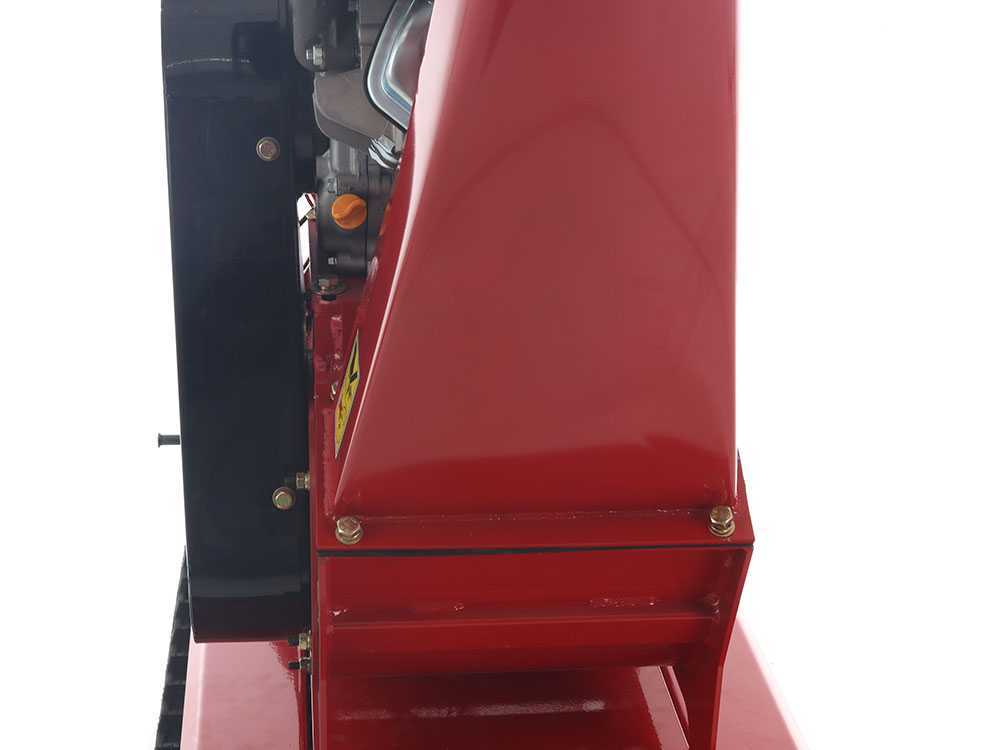 GeoTech-Pro BMS155 BSE - Biotrituratore semovente a cingoli su motocarriola GeoPorter 330E BS - Motore B&S XR2100