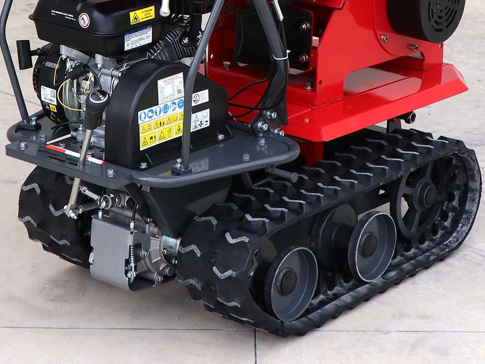 GeoTech-Pro BMS155 BSE - Biotrituratore semovente a cingoli su motocarriola GeoPorter 330E BS - Motore B&S XR2100