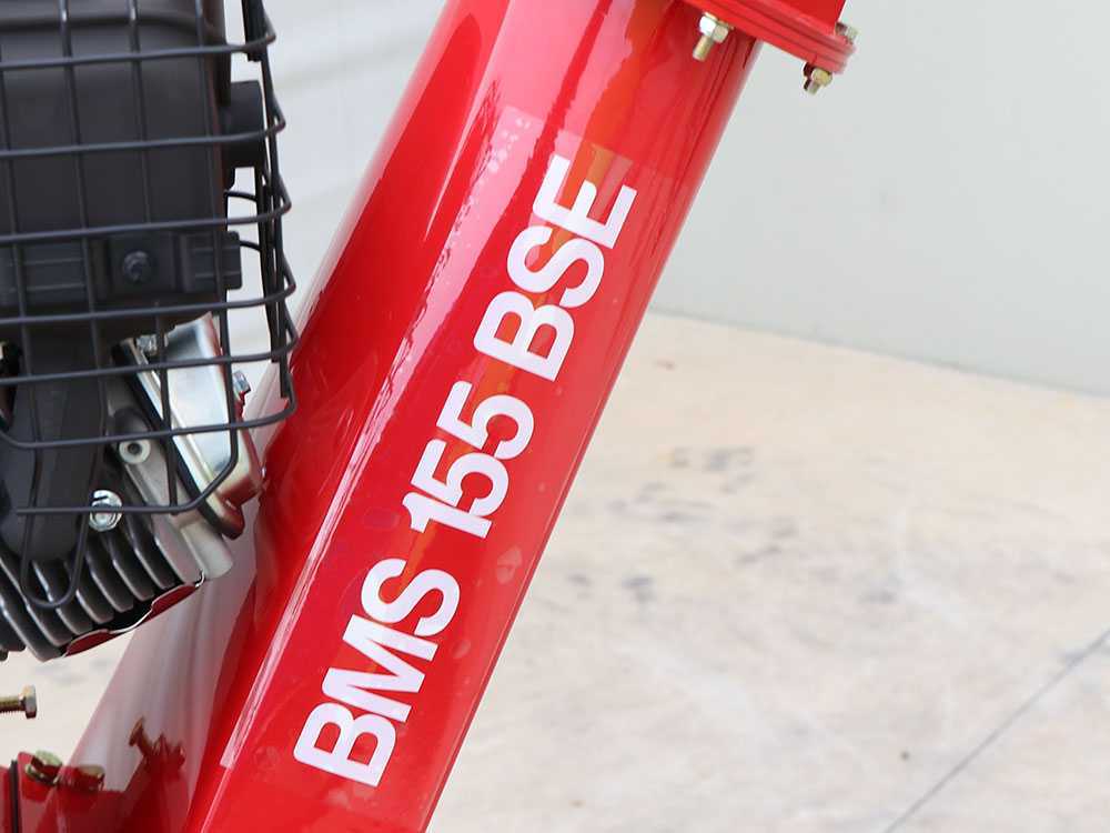 GeoTech-Pro BMS155 BSE - Biotrituratore semovente a cingoli su motocarriola GeoPorter 330E BS - Motore B&S XR2100