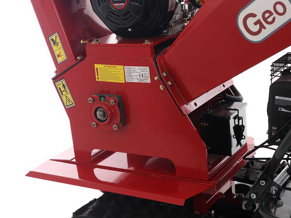 GeoTech-Pro BMS155 BSE - Biotrituratore semovente a cingoli su motocarriola GeoPorter 330E BS - Motore B&S XR2100