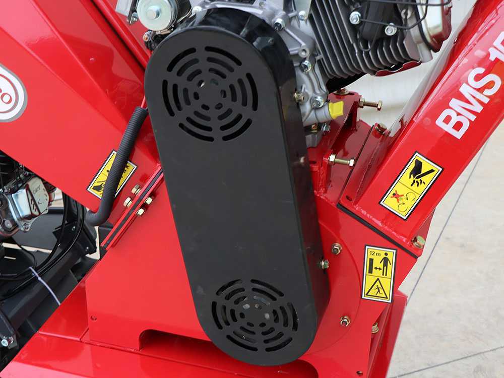 GeoTech-Pro BMS155 BSE - Biotrituratore semovente a cingoli su motocarriola GeoPorter 330E BS - Motore B&S XR2100