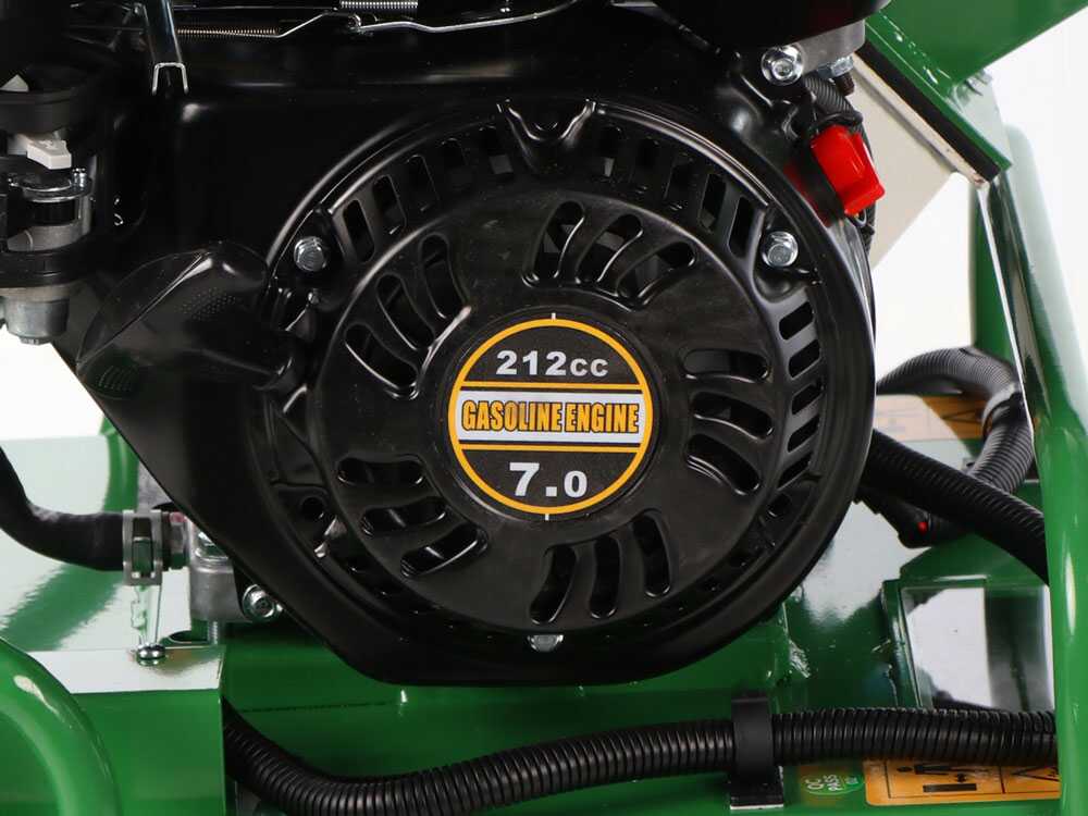 GreenBay GB-WRC 55 RB - Biotrituratore a scoppio - Motore a benzina RATO R210-A da 7 HP