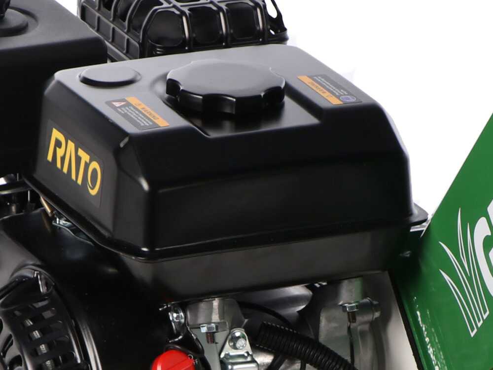 GreenBay GB-WRC 55 RB - Biotrituratore a scoppio - Motore a benzina RATO R210-A da 7 HP