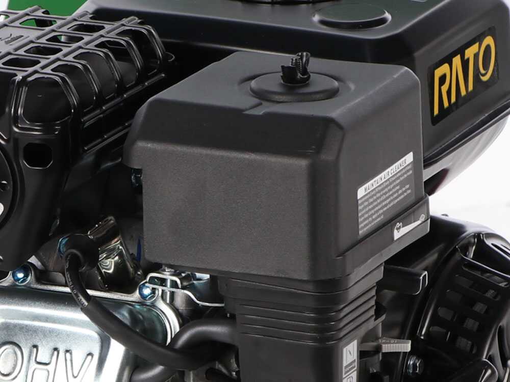 GreenBay GB-WRC 55 RB - Biotrituratore a scoppio - Motore a benzina RATO R210-A da 7 HP