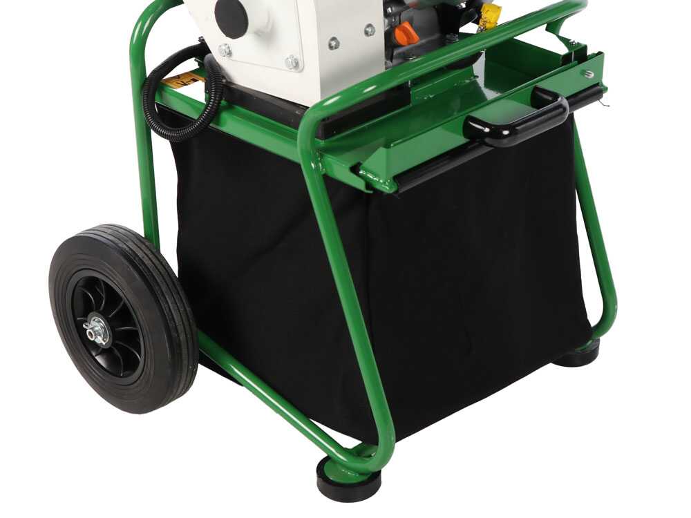GreenBay GB-WRC 55 RB - Biotrituratore a scoppio - Motore a benzina RATO R210-A da 7 HP