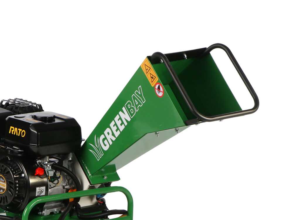 GreenBay GB-WRC 55 RB - Biotrituratore a scoppio - Motore a benzina RATO R210-A da 7 HP