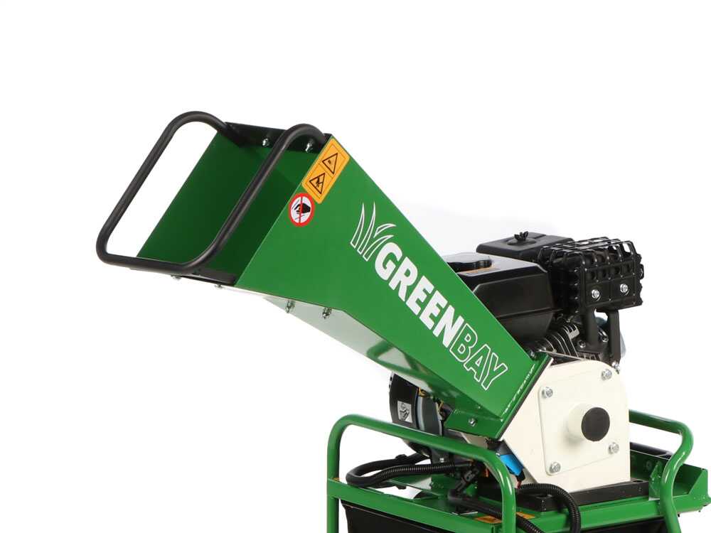 GreenBay GB-WRC 55 RB - Biotrituratore a scoppio - Motore a benzina RATO R210-A da 7 HP