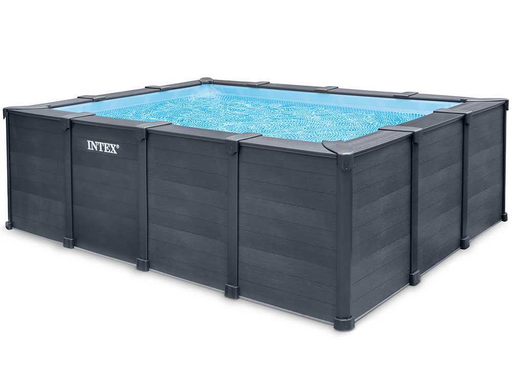 Intex Graphite Grey Panel 26396NP - Piscina fuori terra