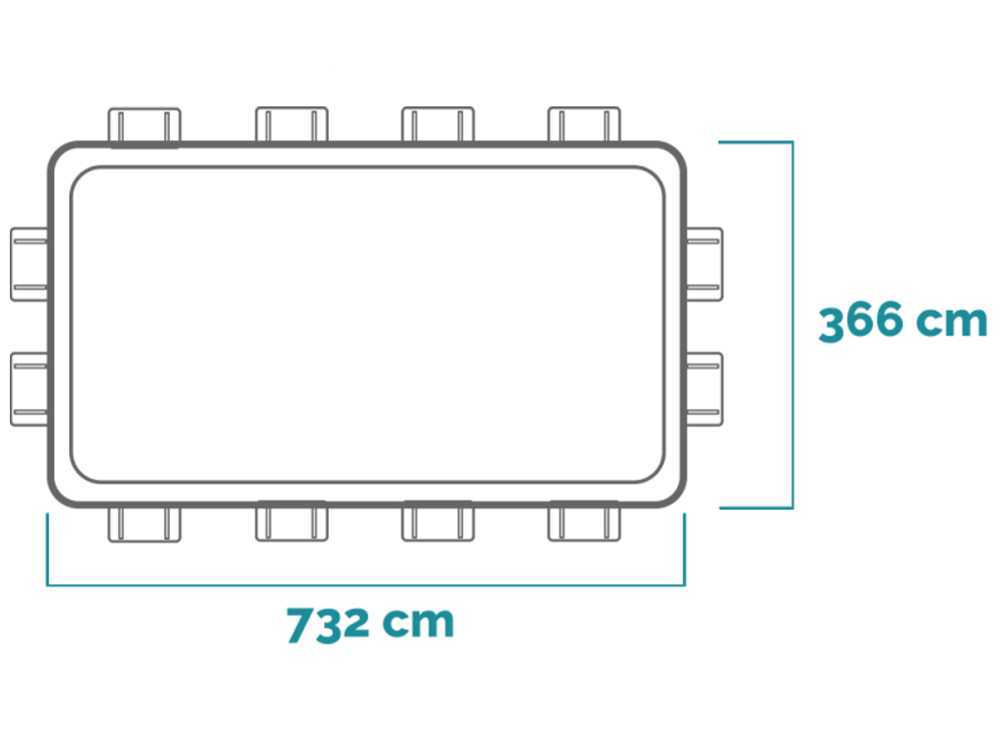 Intex Ultra XTR Frame 26364NP - 732x366x132 cm - Piscina fuori terra