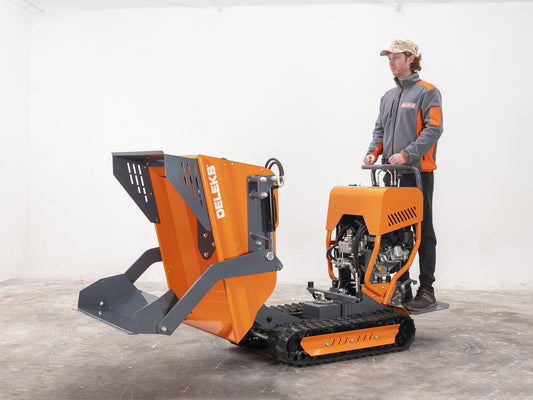 Mini Dumper cingolato idrostatico, motore Briggs&Stratton, E-start