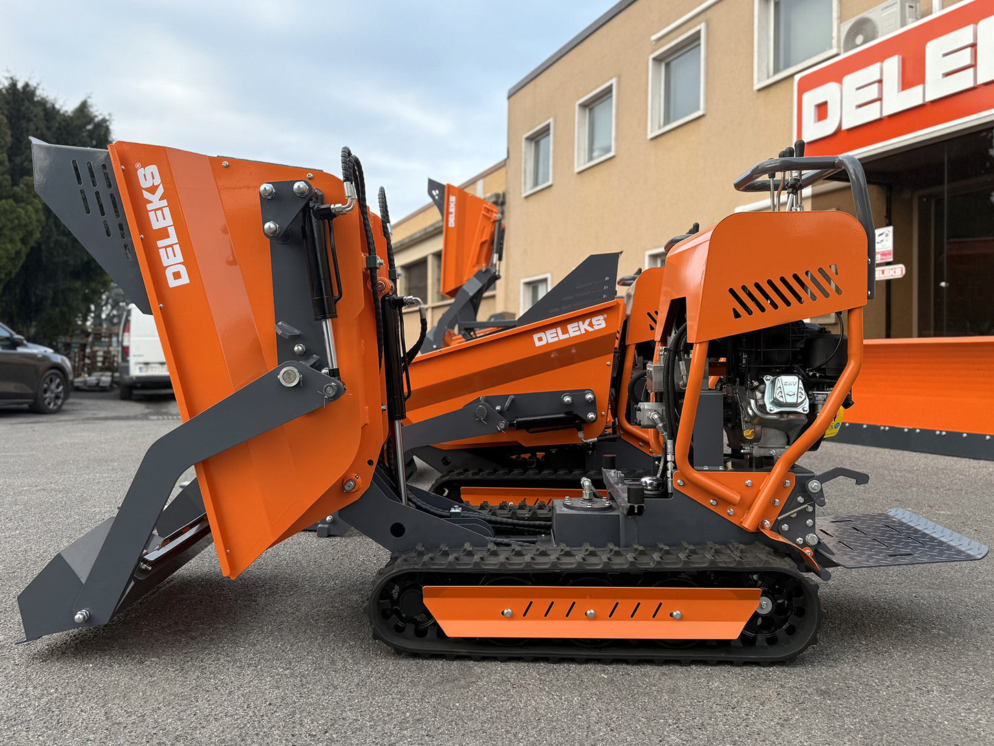 Mini Dumper cingolato idrostatico, motore Briggs&Stratton, E-start