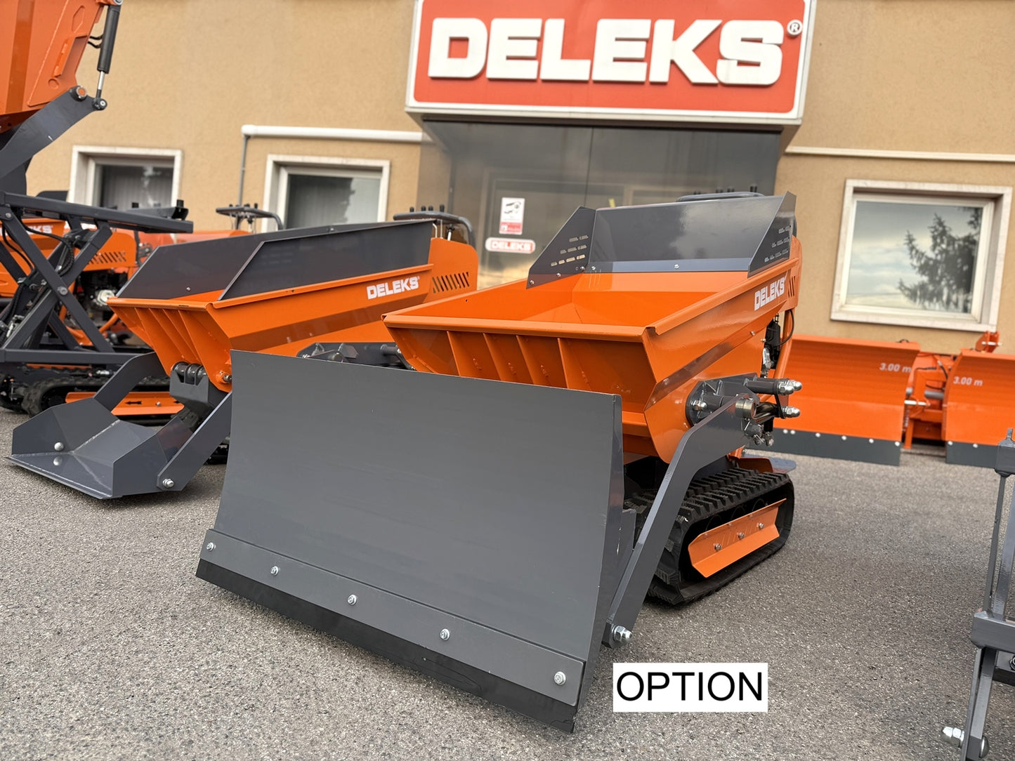 Mini Dumper cingolato idrostatico, motore Briggs&Stratton, E-start