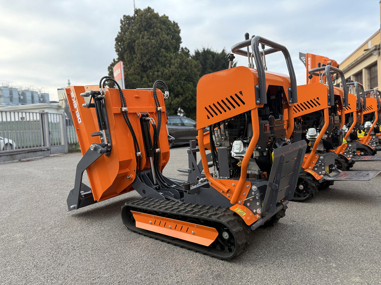 Mini Dumper cingolato idrostatico, motore Briggs&Stratton, E-start