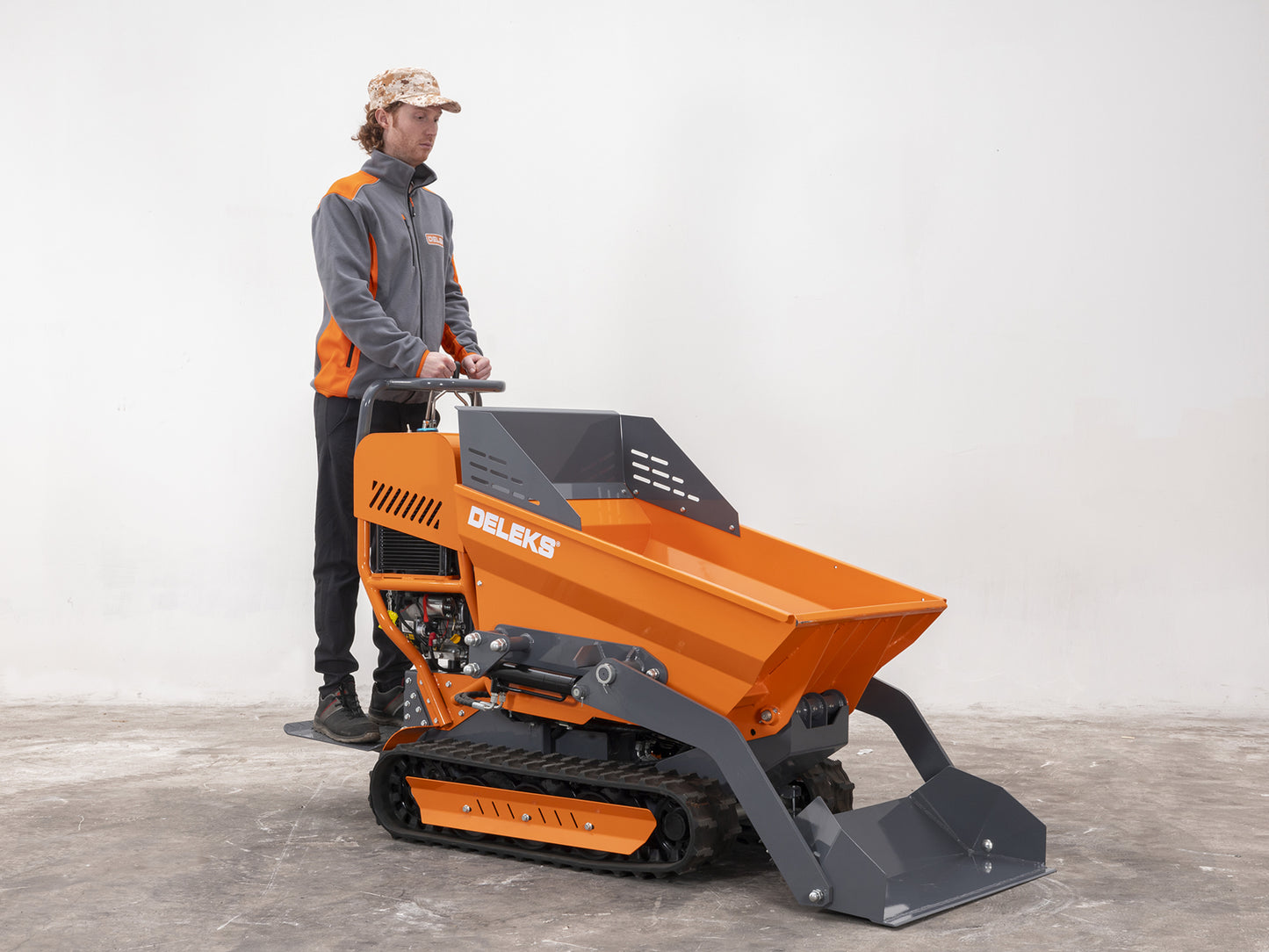 Mini Dumper cingolato idrostatico, motore Briggs&Stratton, E-start