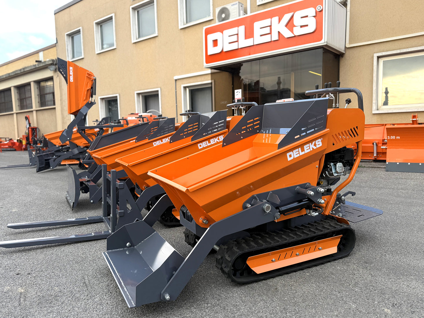 Mini Dumper cingolato idrostatico, motore Briggs&Stratton, E-start