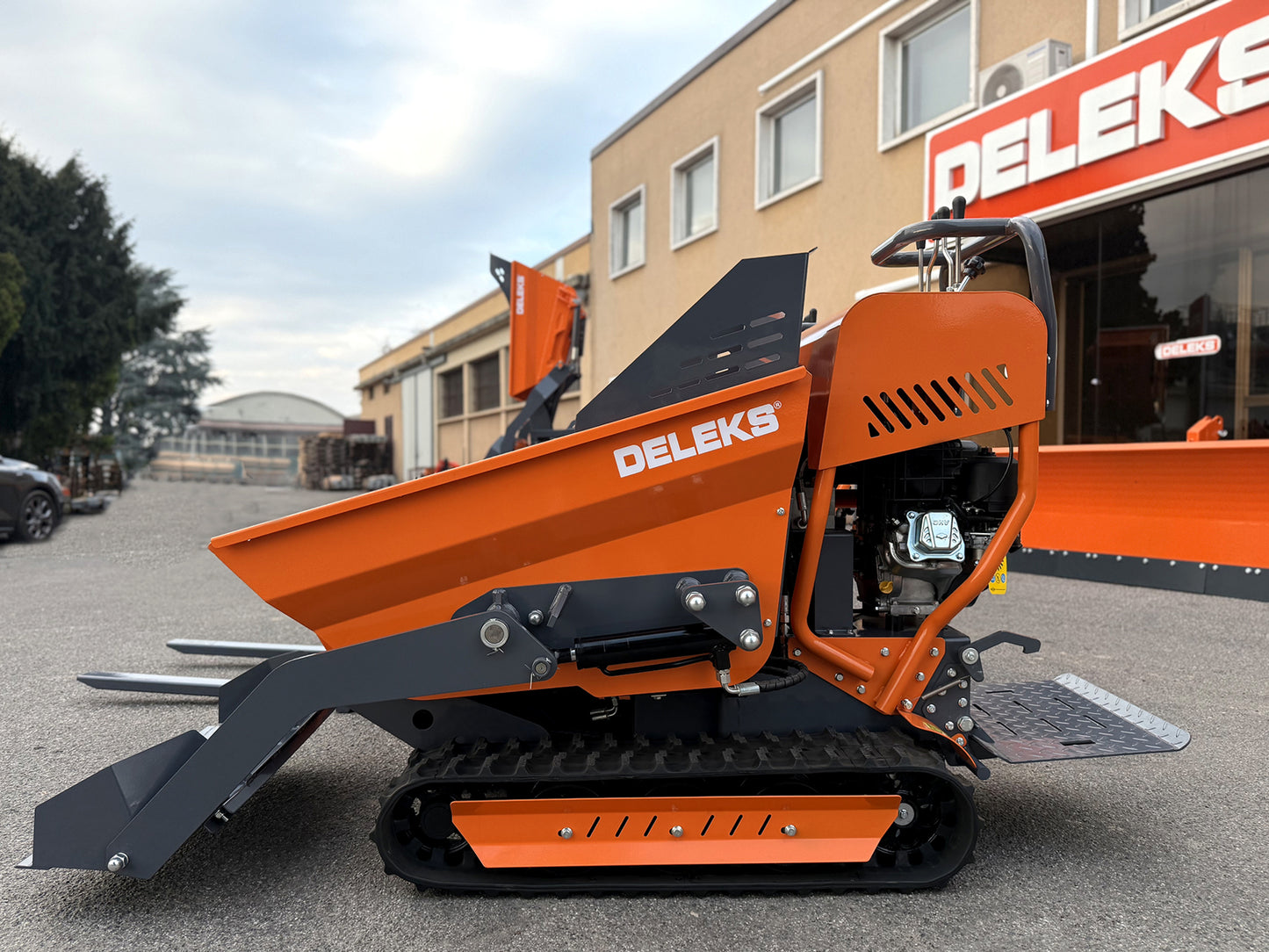 Mini Dumper cingolato idrostatico, motore Briggs&Stratton, E-start