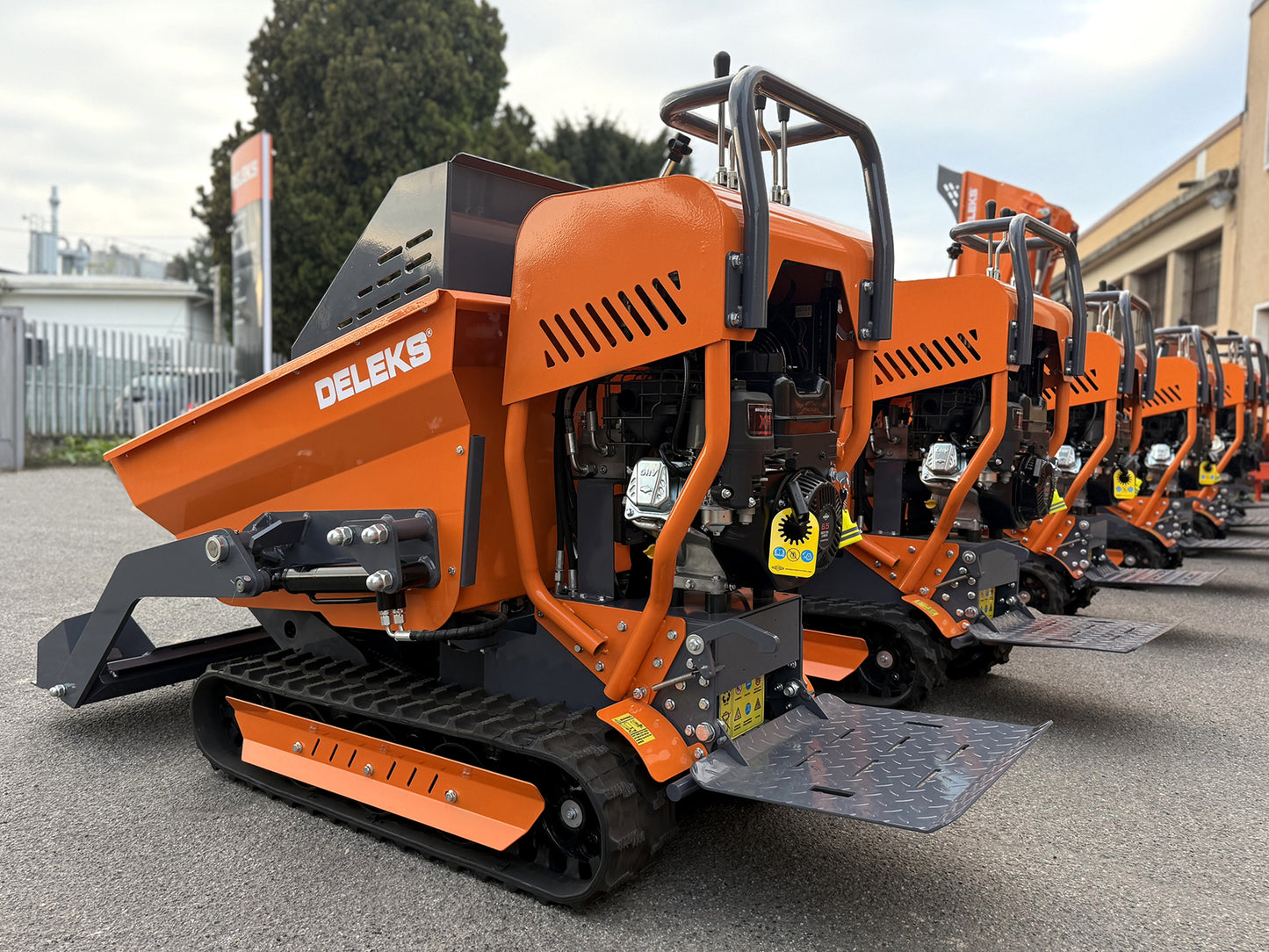 Mini Dumper cingolato idrostatico, motore Briggs&Stratton, E-start