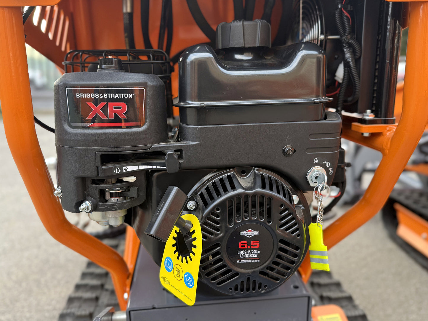 Mini Dumper cingolato idrostatico, motore Briggs&Stratton, E-start