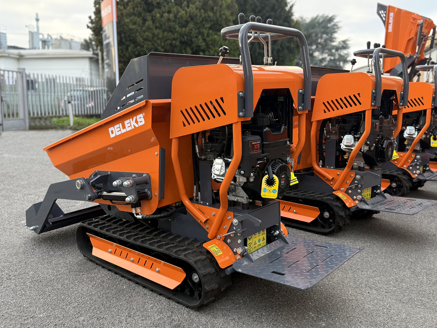 Mini Dumper cingolato idrostatico, motore Briggs&Stratton, E-start