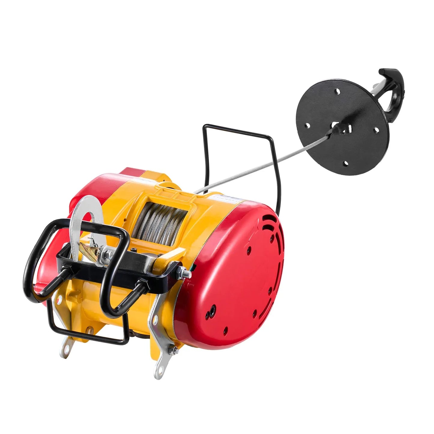 Paranco elettrico VEVOR 2 in 1,500 kg,verricello portatile 1500 W,altezza 30 m,velocità 11 mmin,telecomando,garage,magazzino